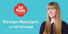 Kirsten Manclark of Tall Poppy Real Estate Horowhenua